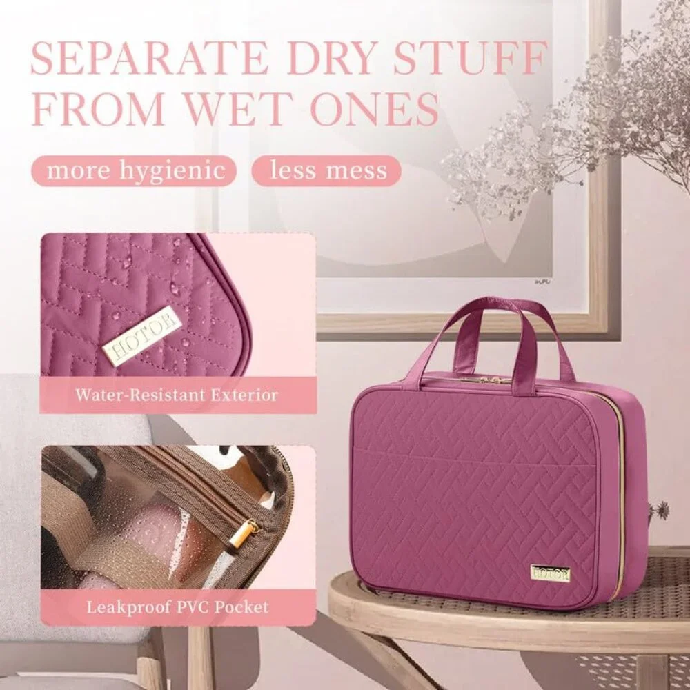 Travel Toiletry Bag Waterproof Hanging Organizer for Women Men Medium - Picture 6 of 7